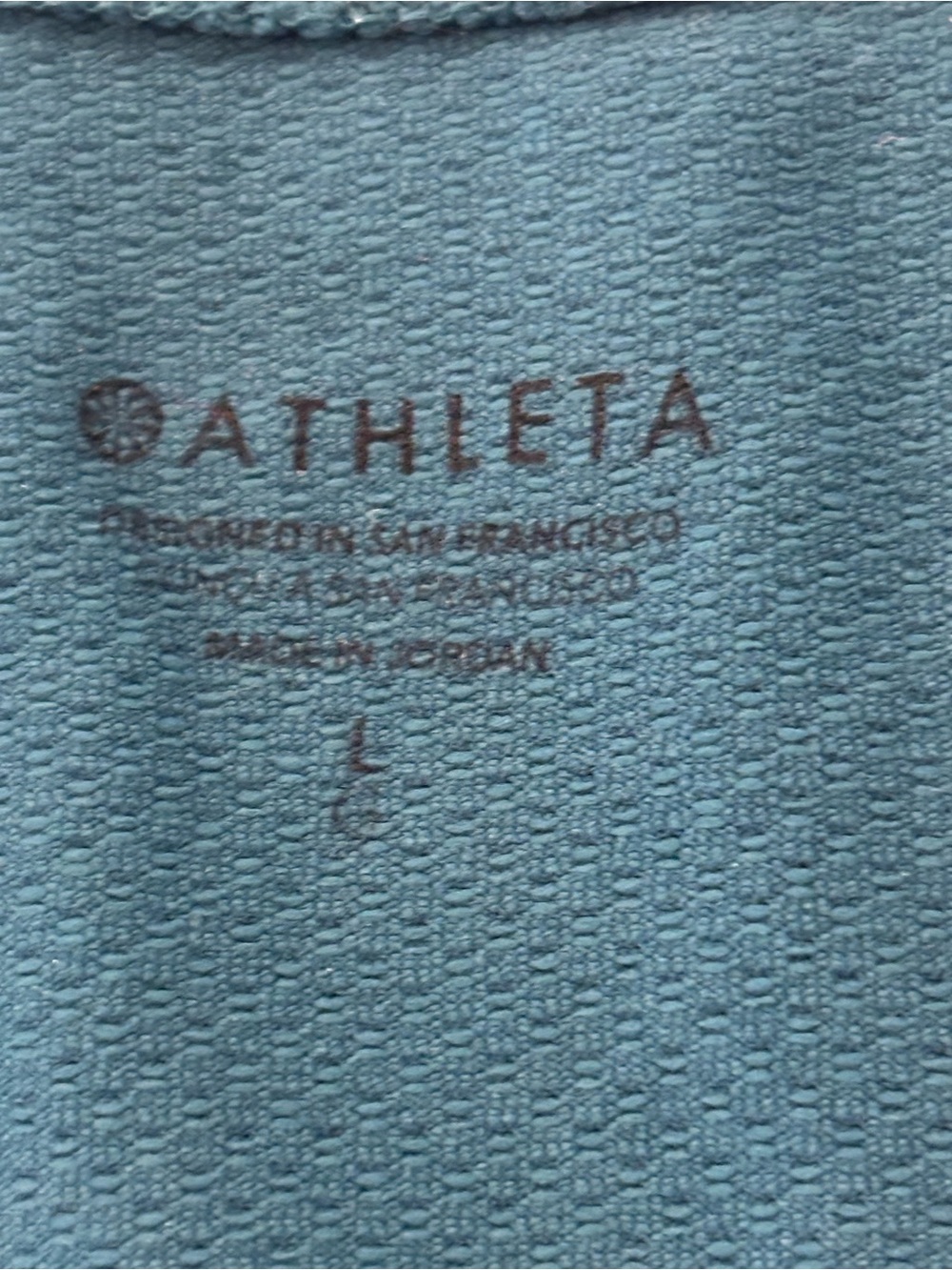 Athleta Deep Teal Racerback Performance Tank - Picture 2 of 6